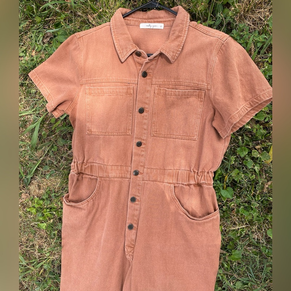Women’s Tan Jumpsuit by molly green